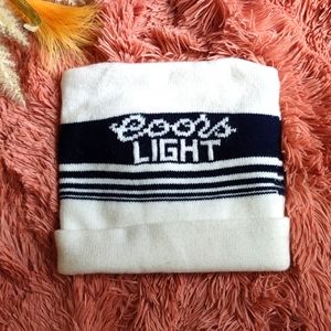 Vintage Coors light beanie toboggan